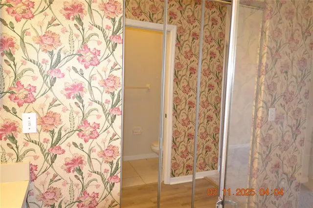 a view of walk in closet