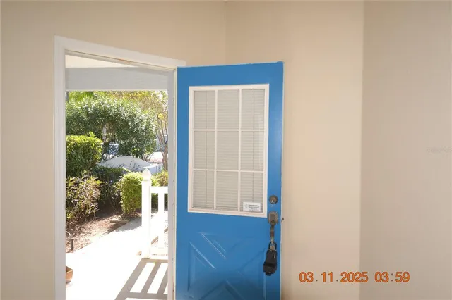 a view of a front door