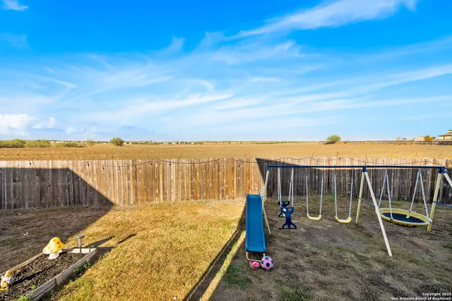 a view of outdoor space with seating area
