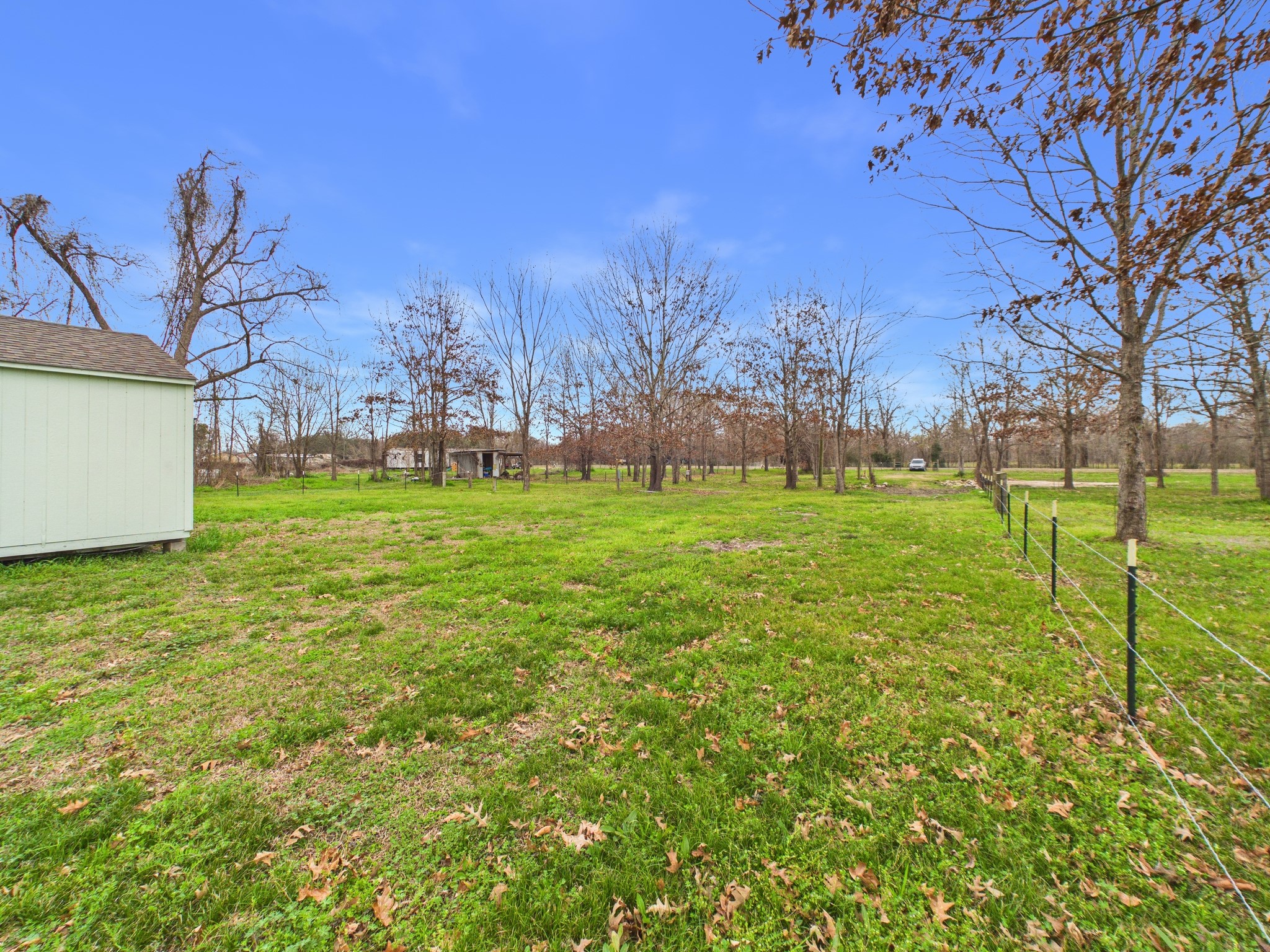 282 B Rte 66 Livingston, TX 77351 - Photo 18 of 25 a backyard of a house with lots of green space and fountain