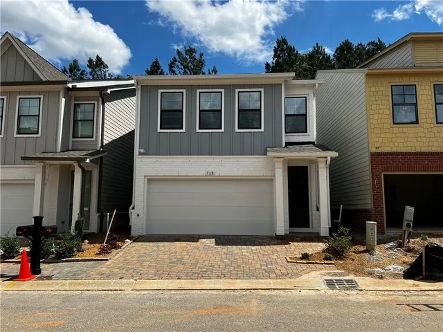 a view of a house with street