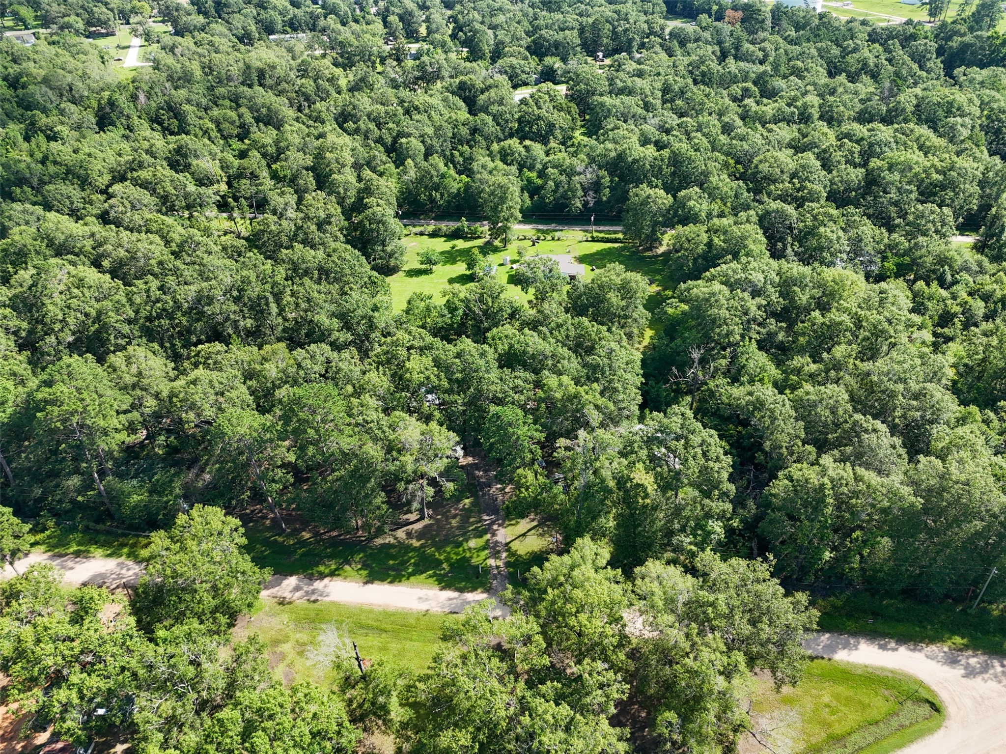 116 San Juan Livingston, TX 77351 - Photo 9 of 24 an aerial view of residential house with outdoor space and trees all around