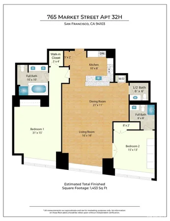 $3,388,000 | 765 Market Street, Unit 32H, San Francisco, CA 94103
