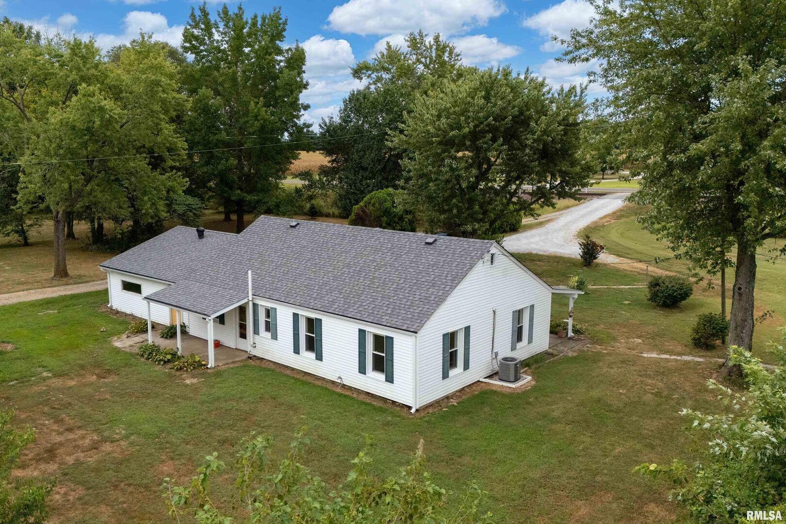 53 Private Road De Soto, IL 62924 - Photo 28 of 38 a aerial view of a house with a yard table and chairs
