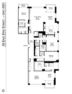 $2,300,000 | 55 East Erie Street, Unit 4301, Chicago, IL 60611