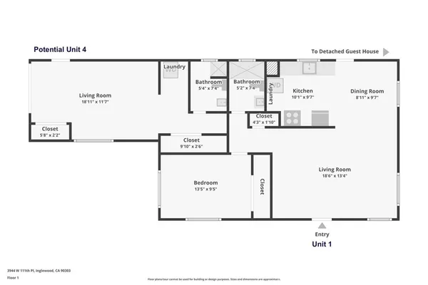 $999,000 | 3944 West 111th Place, Inglewood, CA 90303