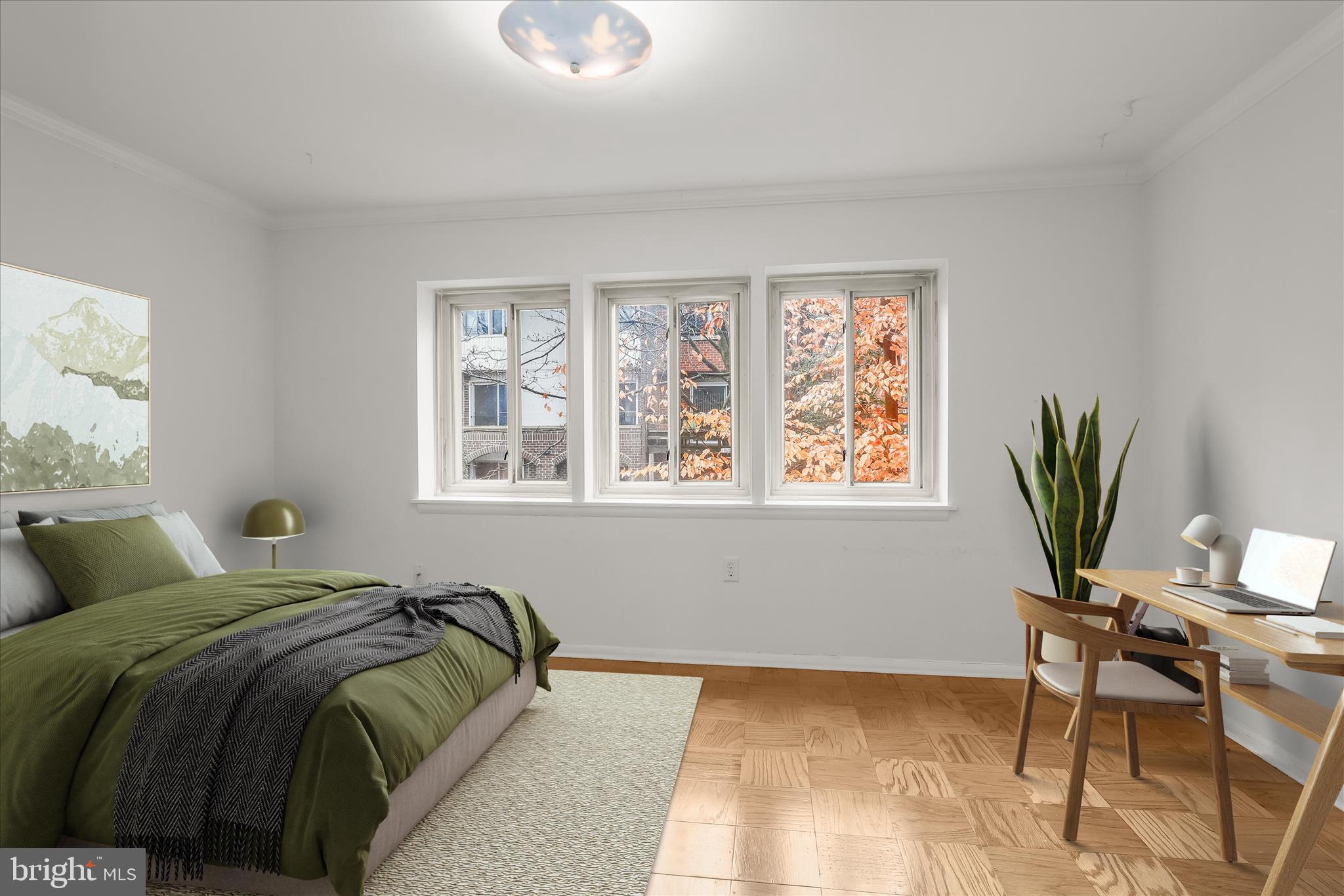 1937 Greenberry Road Baltimore, MD 21209 - Photo 16 of 29 a bedroom with a bed and a window