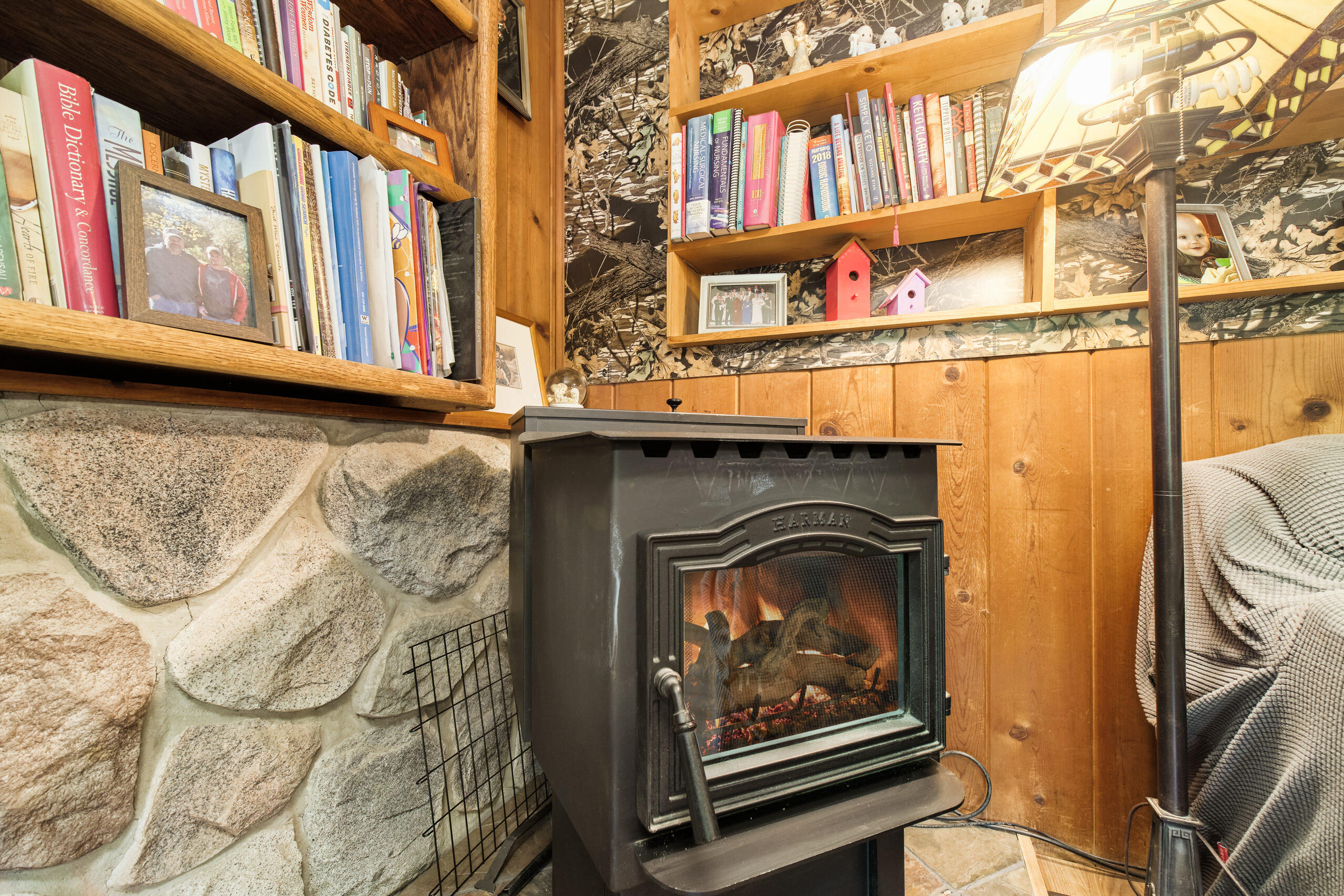 237 North Campbell Road Fountain, MI 49410 - Photo 6 of 34 Pellet stove for clean, efficient heat
