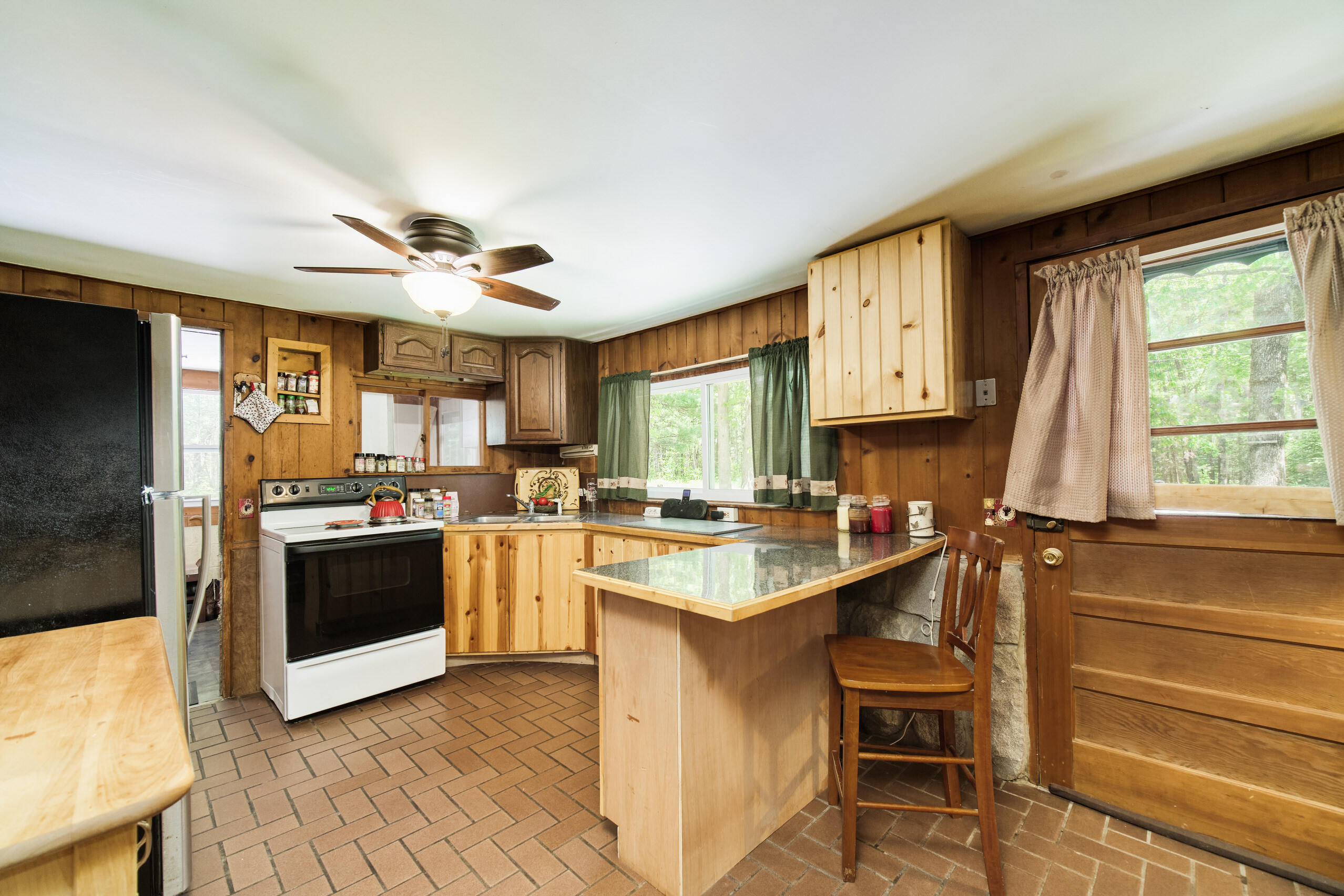 237 North Campbell Road Fountain, MI 49410 - Photo 9 of 34 Kitchen bar area for stools