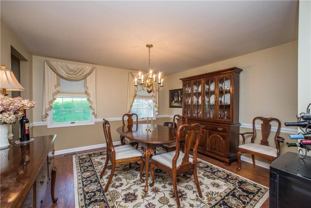 2344 Harrow Road Pittsburgh, PA 15241 - Photo 5 of 25 The dining room has neutral paint colors and the chair rail gives a beautiful elegance to the room.