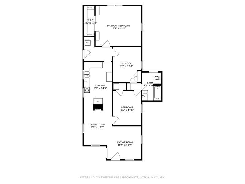 383 North Booker Street Crestview, FL 32536 - Photo 36 of 36 a picture of a floor plan