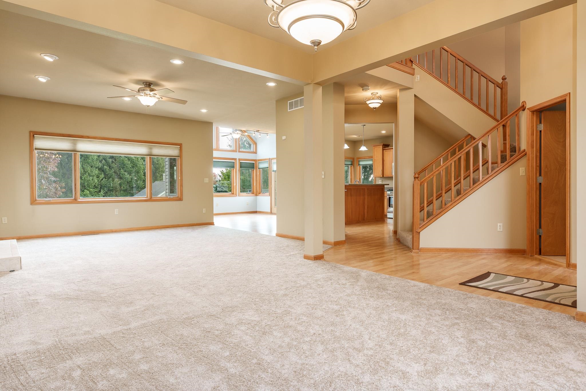 12859 Prairie Meadow Way Belvidere, IL 61008 - Photo 50 of 67 a view of an empty room with glass door and stairs