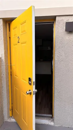 a view of a door