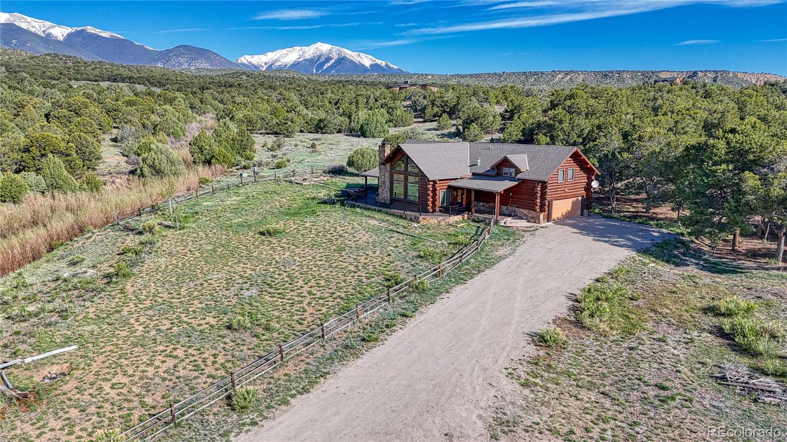 12098 County Road Salida, CO 81201 - Photo 48 of 49 a view of house with mountain view