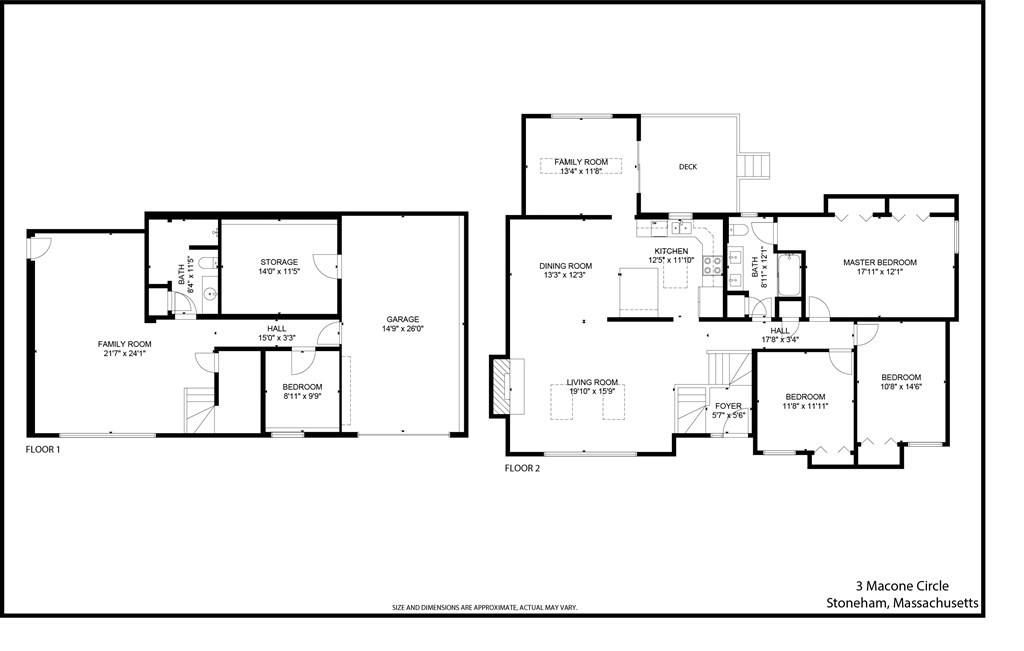 3 Macone Circle Stoneham, MA 02180 - Photo 26 of 26 a black and white photo of a living room