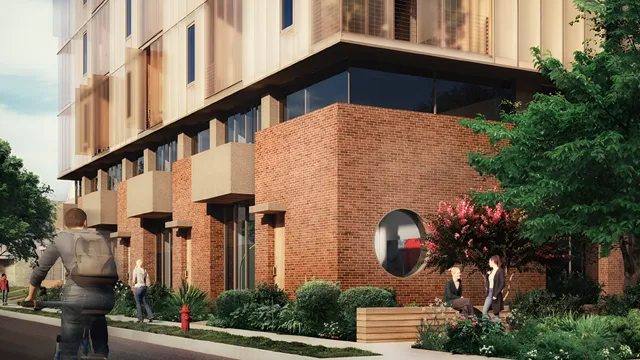a black and white photo of a living room