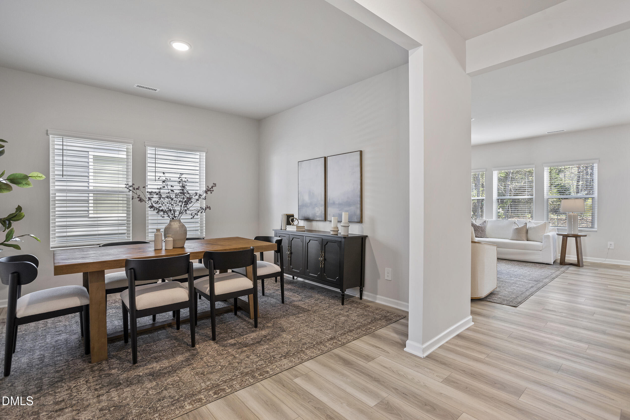 1105 Umstead Grv Way Durham, NC 27712 - Photo 10 of 38 a view of a dining room with furniture and window