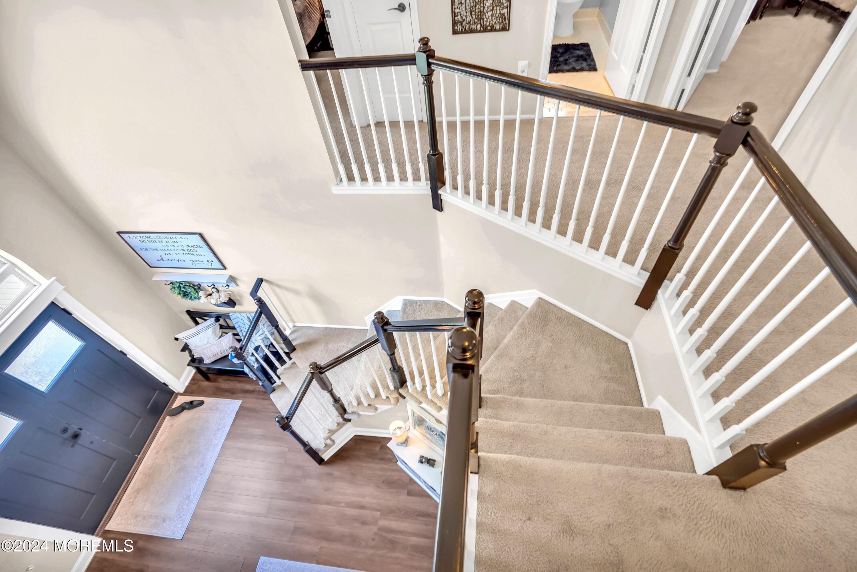161 Old Orchard Road Toms River, NJ 08755 - Photo 16 of 32 a view of staircase with white walls and windows