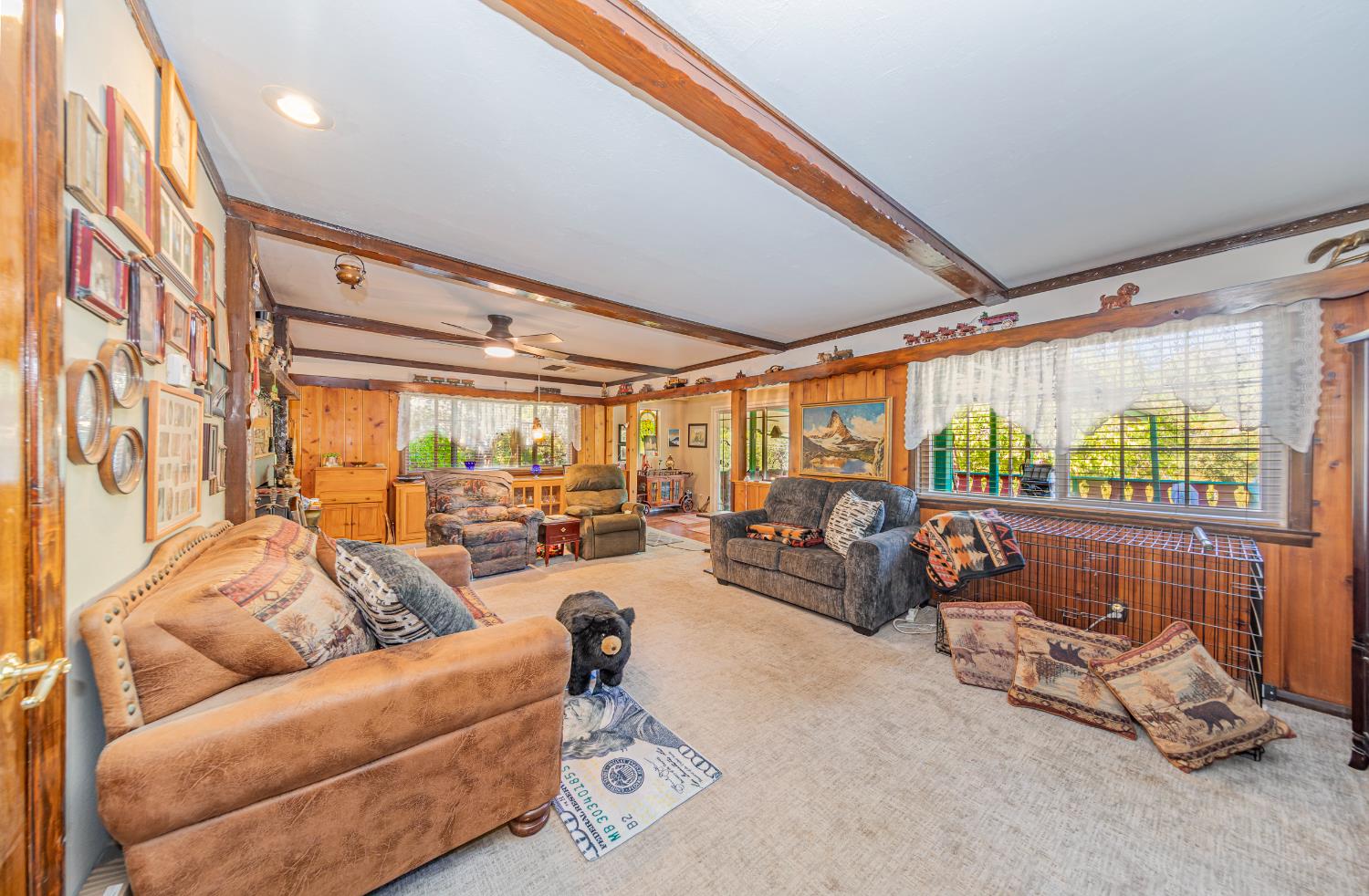 42585 Buckeye Road Oakhurst, CA 93644 - Photo 7 of 55 a living room with furniture and a large window