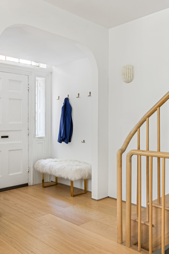 24 Middagh Street Brooklyn, NY 11201 - Photo 11 of 34 a bedroom with a bed and wooden floor