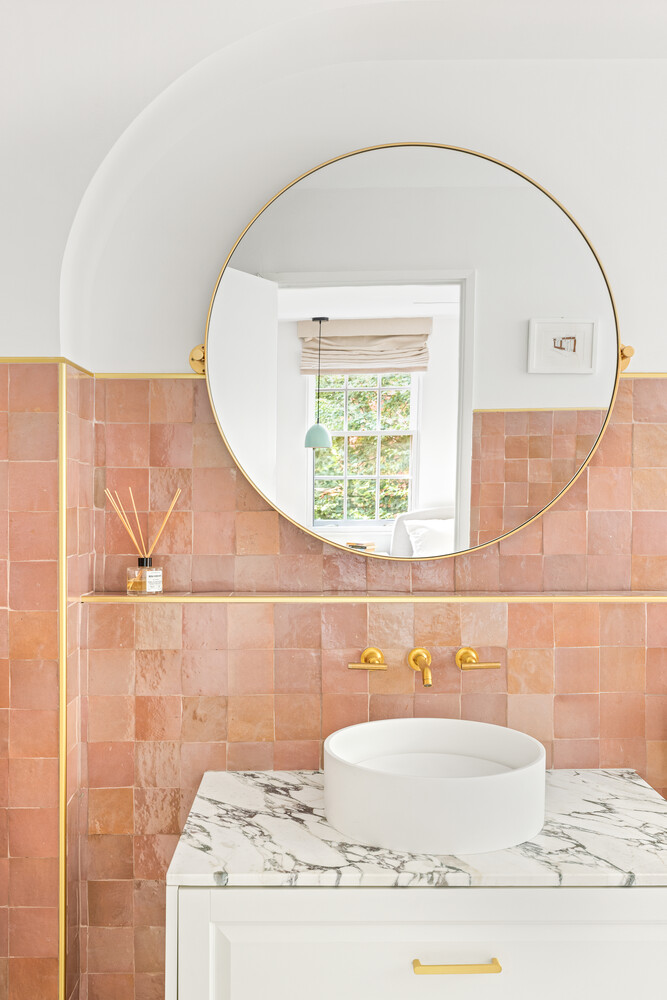 24 Middagh Street Brooklyn, NY 11201 - Photo 15 of 34 a bathroom with a sink and a mirror