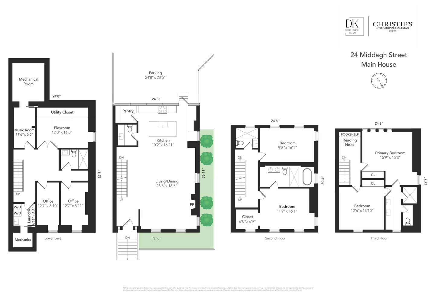 24 Middagh Street Brooklyn, NY 11201 - Photo 33 of 34 a picture of a floor plan
