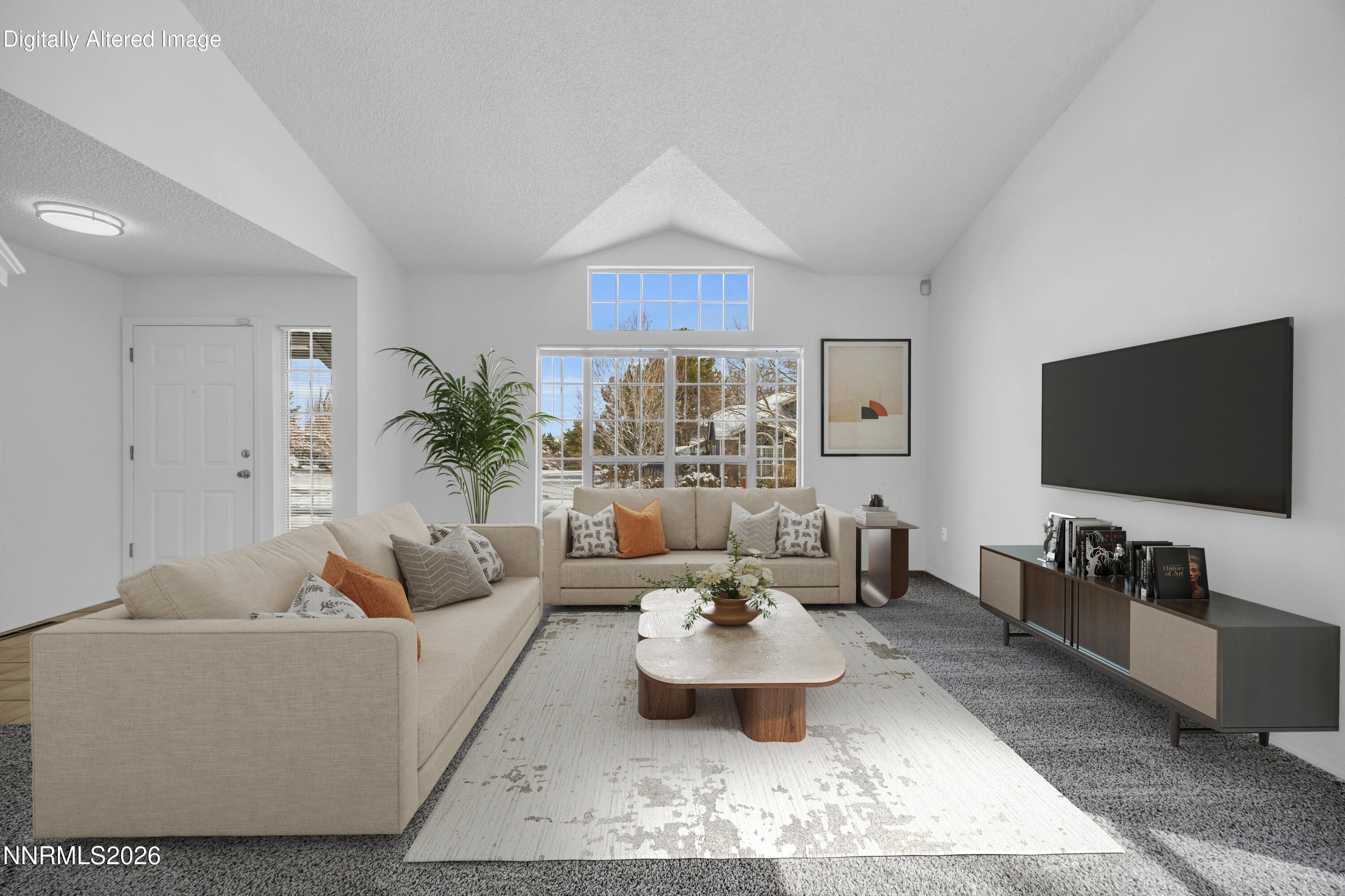 4628 Windcrest Drive Reno, NV 89523 - Photo 5 of 38 a living room with furniture and a flat screen tv