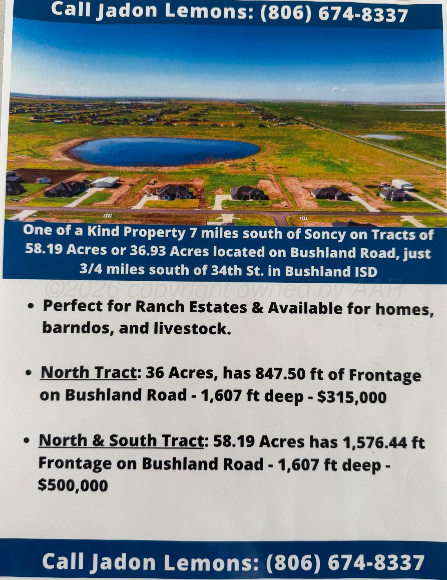 0 Bushland Road Amarillo, TX 79119 - Photo 2 of 2 a view of a large swimming pool