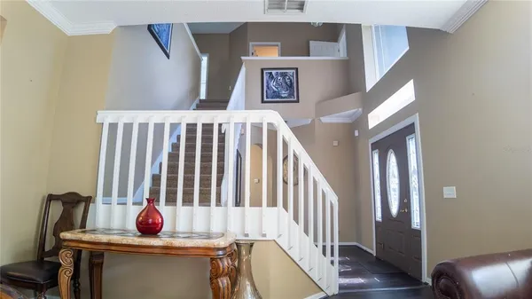 a view of balcony and workspace