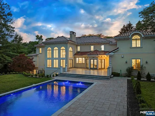 a view of a house from a balcony