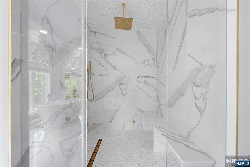 5 Ellen's Way Alpine, NJ 07620 - Photo 34 of 49 a bathroom with a shower