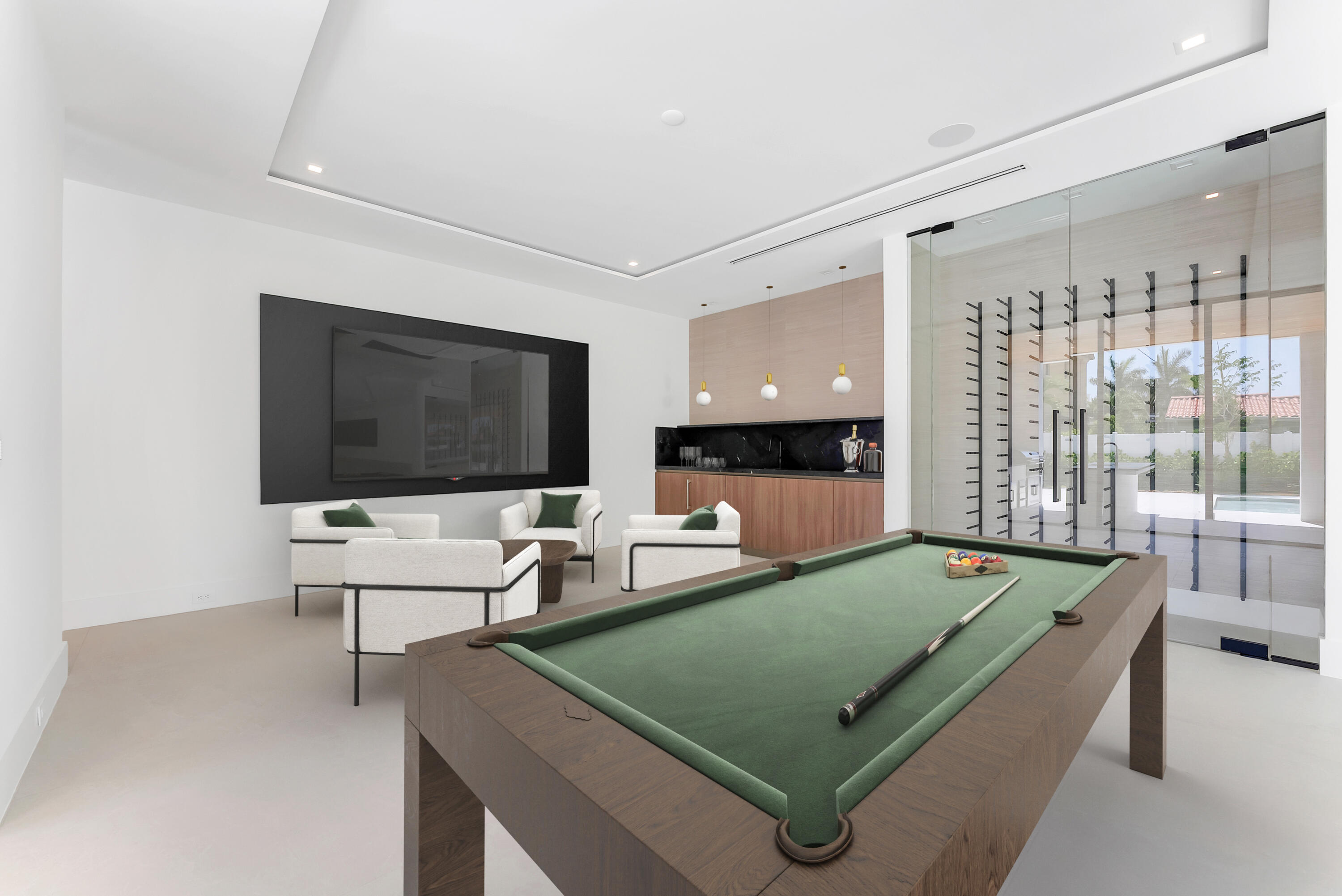 880 Northeast 3rd Avenue Boca Raton, FL 33432 - Photo 35 of 100 a living room with furniture and a flat screen tv