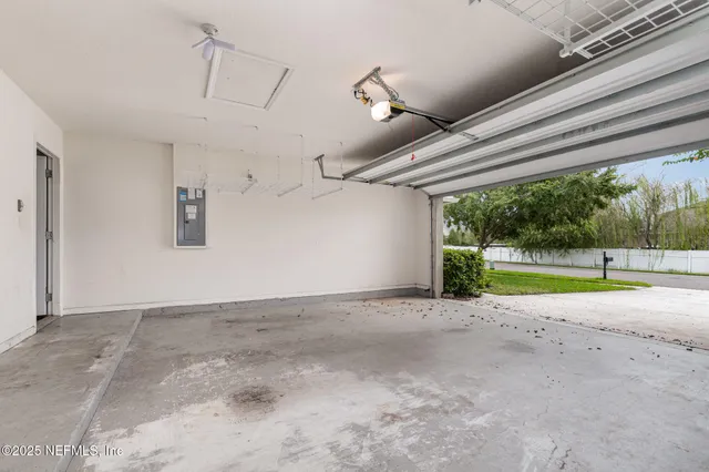 a view of a backyard of the house