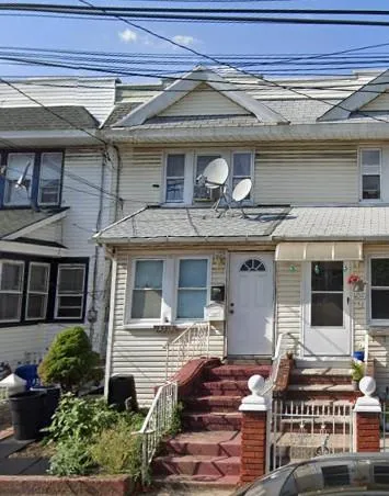 a front view of house