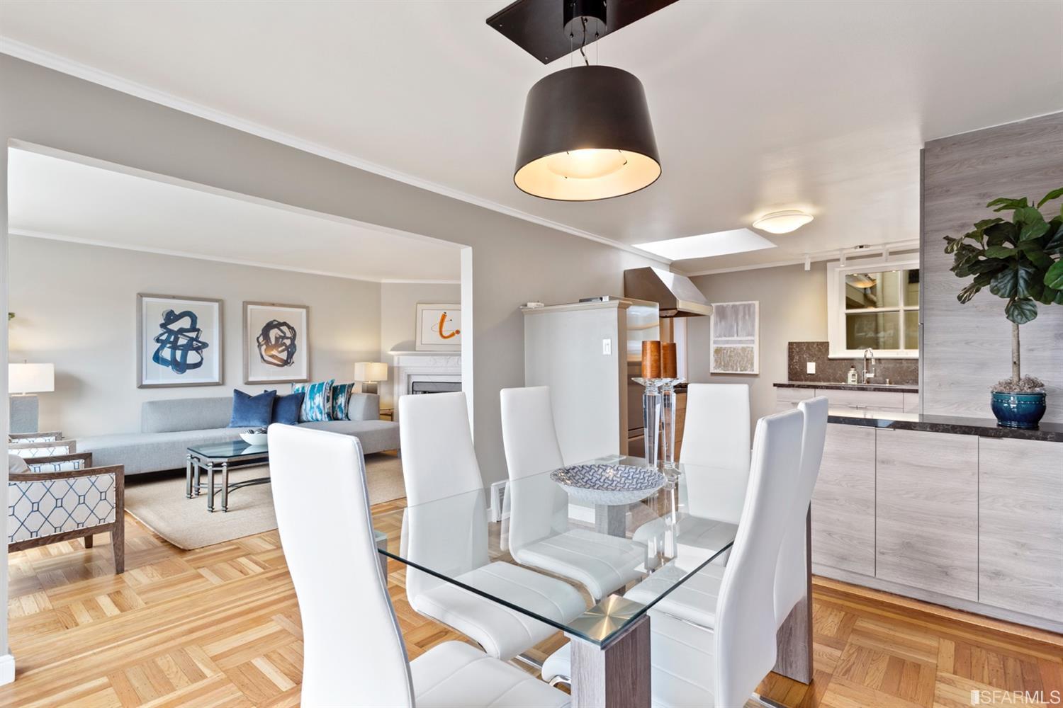 26 Eagle Street San Francisco, CA 94114 - Photo 6 of 56 a living room with furniture and a wooden floor