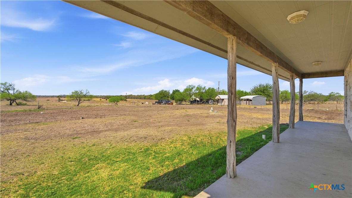 4355 South E River Road Martindale, TX 78655 - Photo 13 of 28 View of property from front porch, facing north