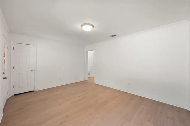 a view of an empty room