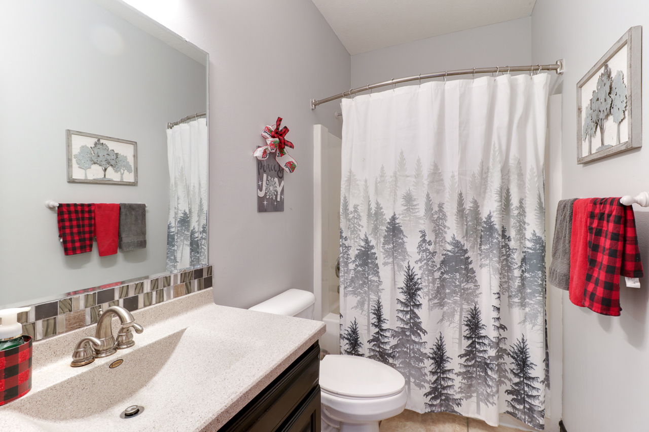 938 Kickapoo Drive Danvers, IL 61732 - Photo 20 of 49 a bathroom with a sink toilet and shower