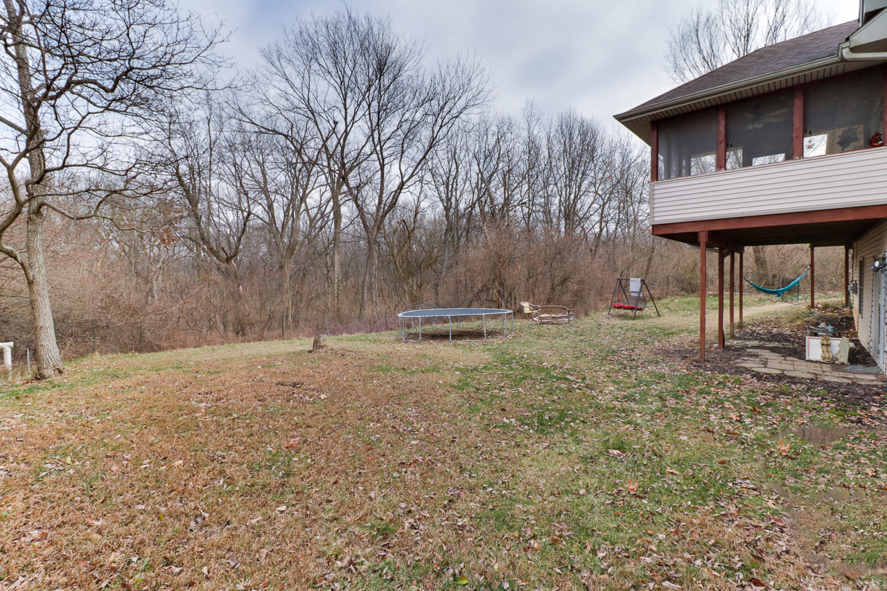 938 Kickapoo Drive Danvers, IL 61732 - Photo 39 of 49 a backyard of house with a slide and large trees