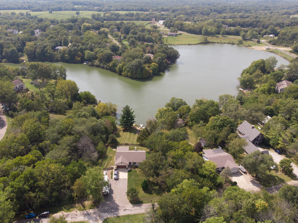 938 Kickapoo Drive Danvers, IL 61732 - Photo 42 of 49 an aerial view of a house with a lake view