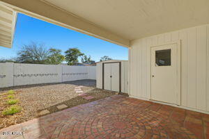 15601 North 22nd Street Phoenix, AZ 85022 - Photo 25 of 27 a view of backyard with wooden fence