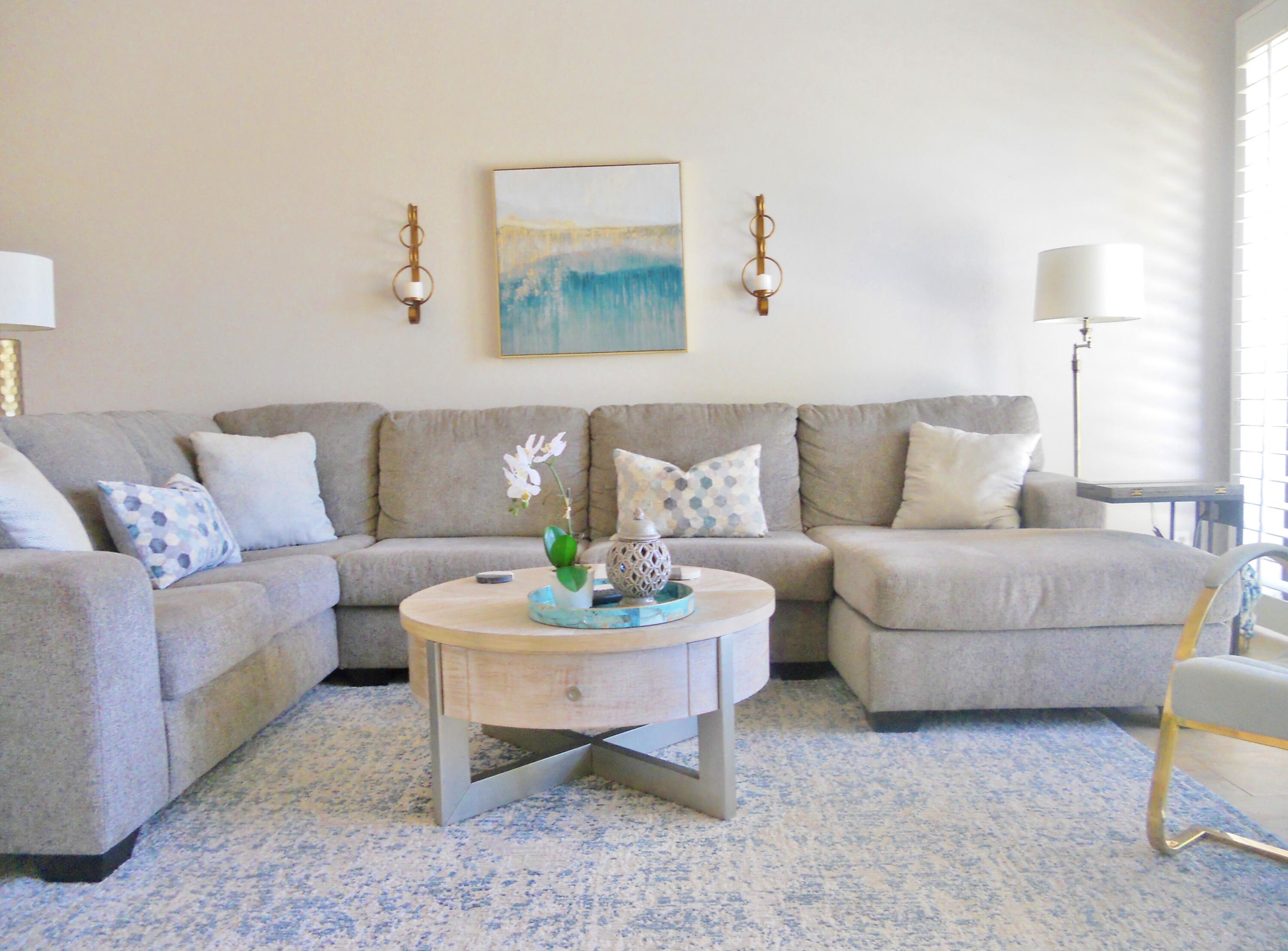 128 Castellana West Palm Desert, CA 92260 - Photo 7 of 20 a living room with furniture and a couch