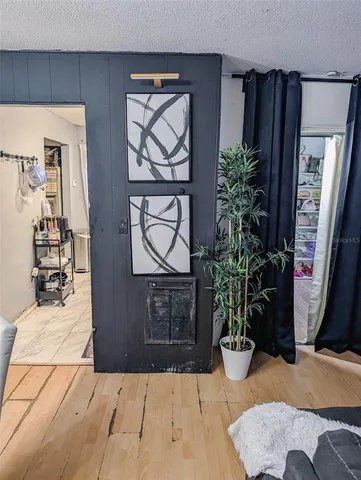 a view of a entryway door front of house