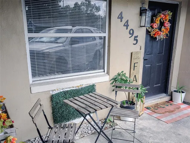 a view of a entryway door of the house