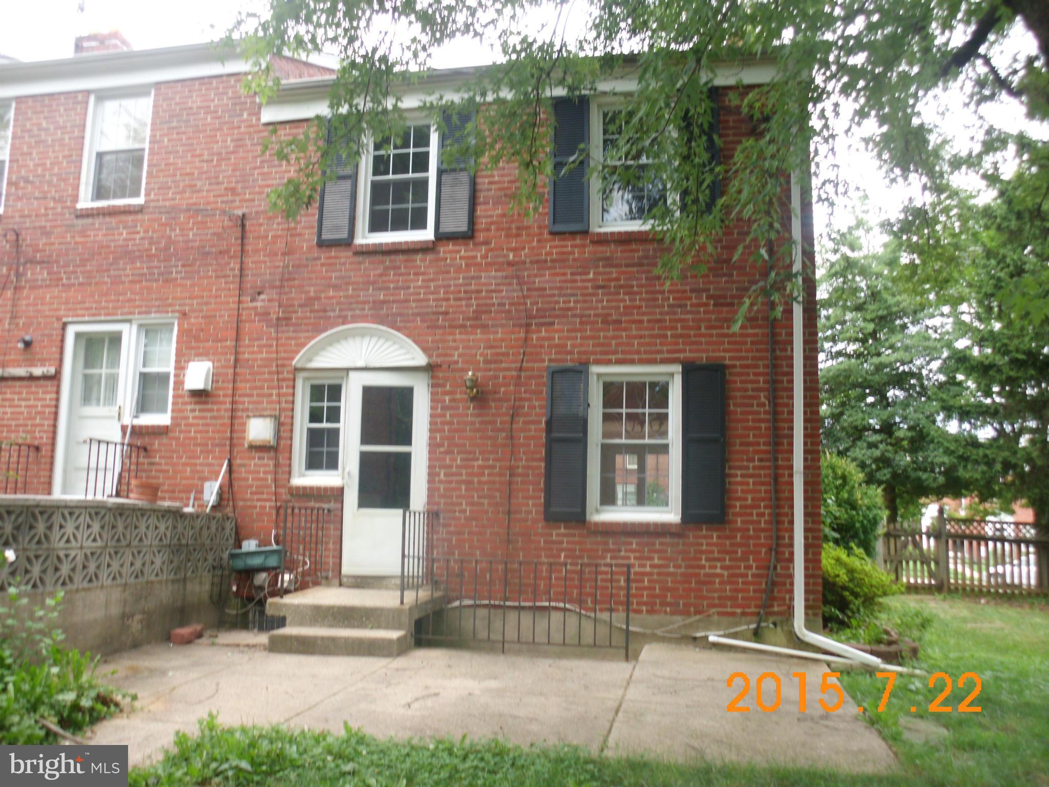 943 Radcliffe Road Baltimore, MD 21204 - Photo 2 of 10 Exterior (Rear)