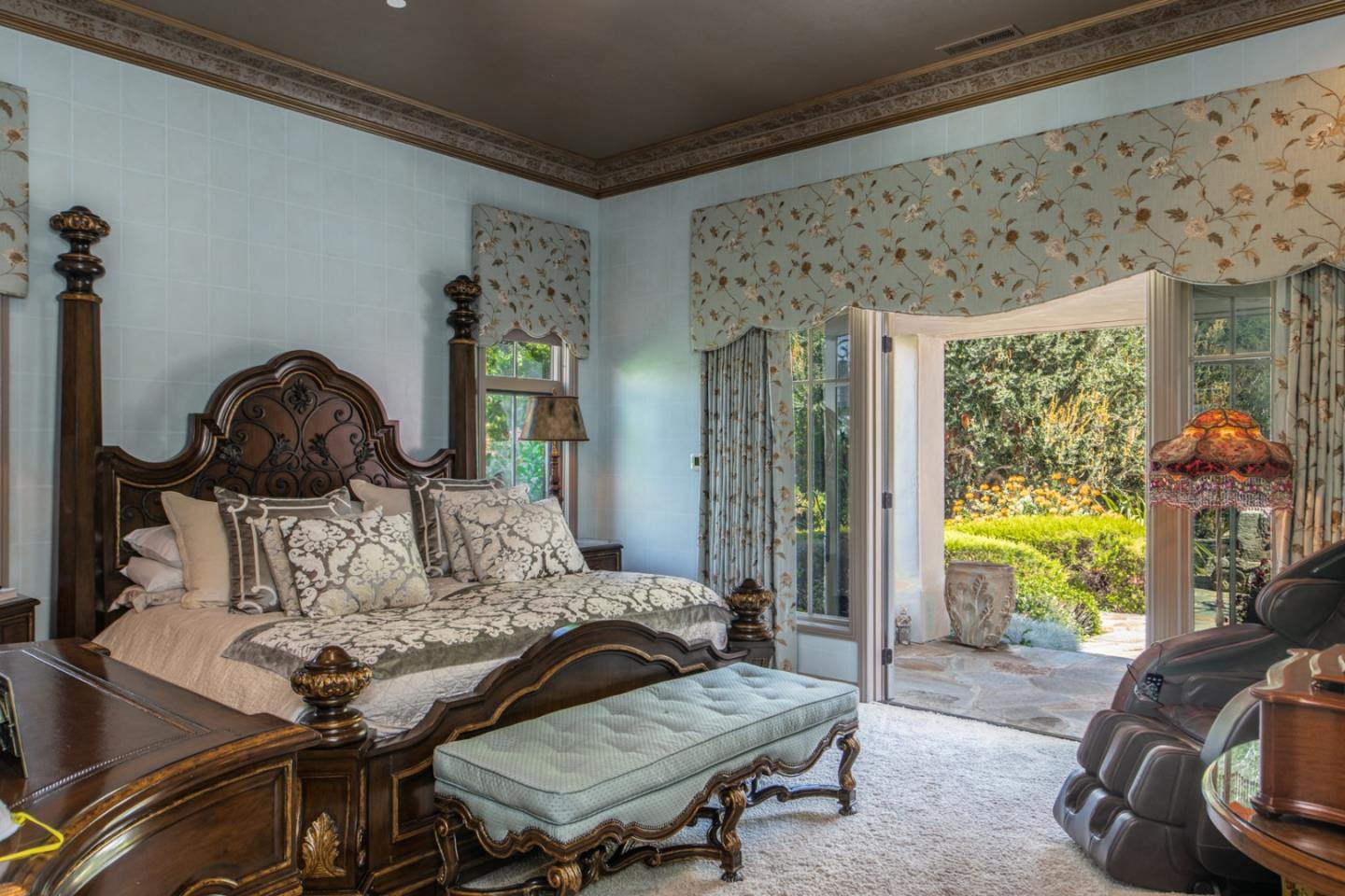 8630 River Meadows Road Carmel, CA 93923 - Photo 17 of 50 a living room with furniture and a floor to ceiling window