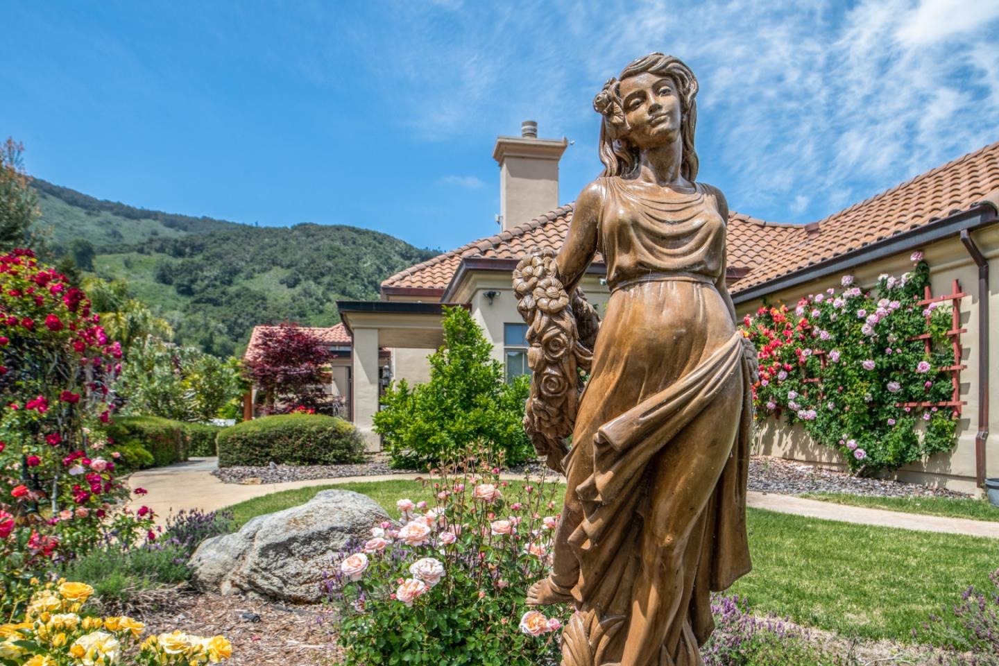 8630 River Meadows Road Carmel, CA 93923 - Photo 40 of 50 a close up of a statue in a garden