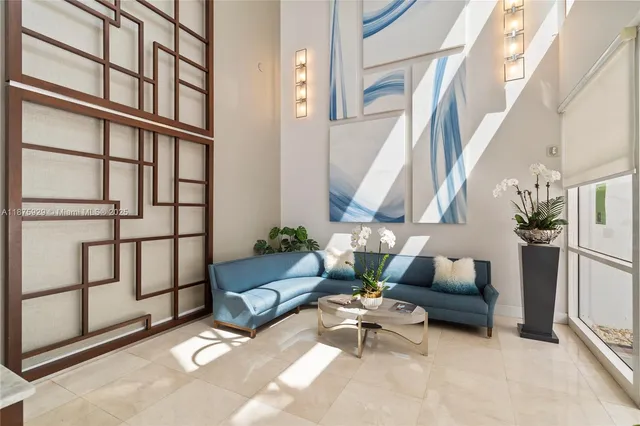 a view of a couch in a living room