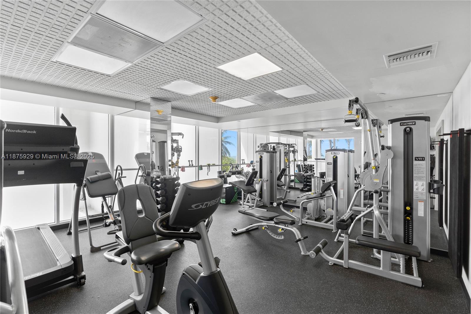 4201 Collins Avenue, Unit 701 Miami Beach, FL 33140 - Photo 44 of 61 a view of a room with gym equipment