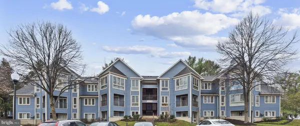 a front view of a multi story building